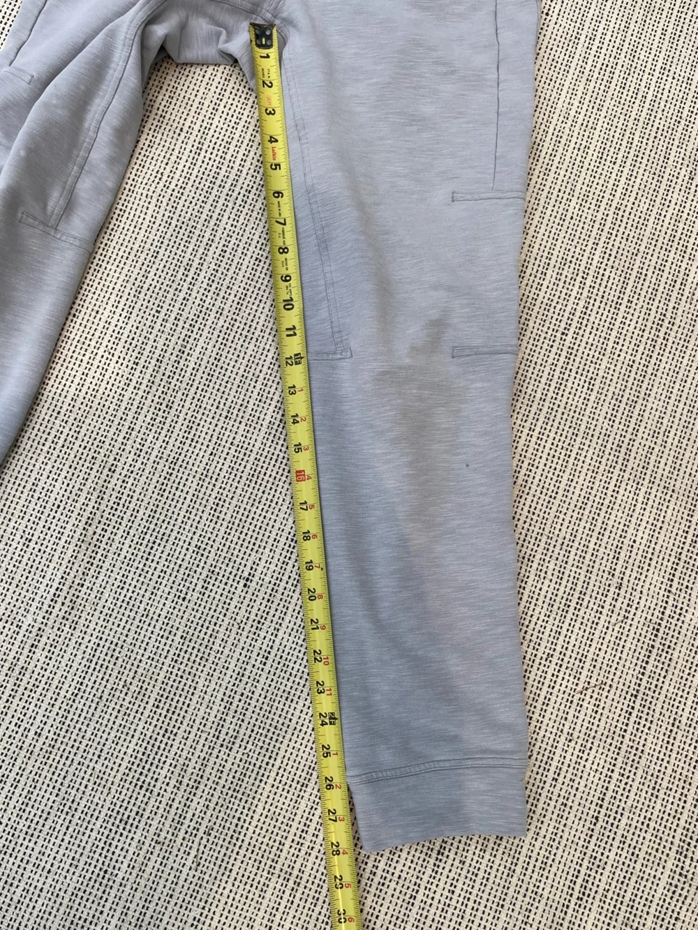 lululemon athletica Gray Jogger Track Pants with Black Drawstring